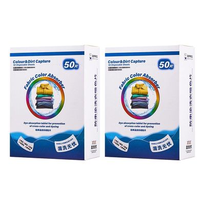 Color Catchers For Laundry, 100 Grabber Sheets Color Catcher Laundry Sheets - Suitabl Maintains Colors Clothing, Original