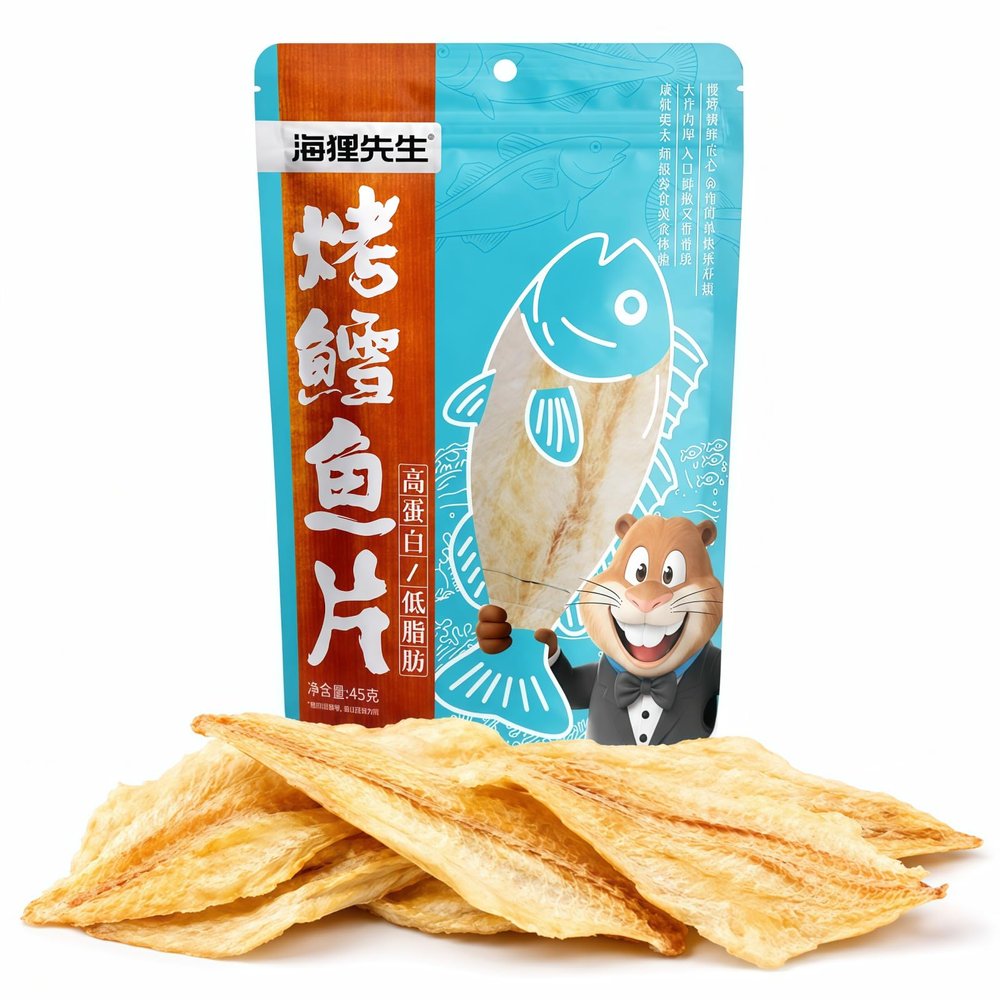 Veitech Roasted Cod Fillets 45g x 2, High Protein Low Fat Snack