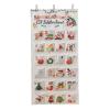 Tsophreniq Decorative Advent Calendar with 24 Pocket Canvas Christmas Countdowns Ornament Hangable Present Bag for Wall or Door Creative Christmas Calendar view 1