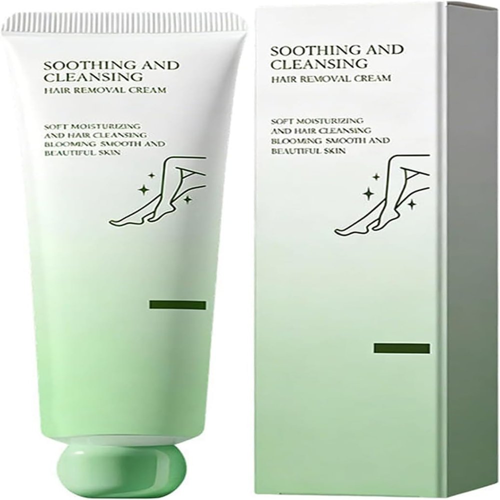 Women Sensitive Hair Removal Cream,Oil Facial Hair Removal Cream,Fast-Acting Smooth Remover,for Legs Underarm Pubic Arm Home Salon Daily Travel Beach