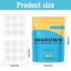 Msjuwek Ingrown Hair Treatment Patch, Hydrating Hair Removal Pads for Men and Women, Gentle Pore Unclogging Solution, Smoothing Skin Care Serum Stickers for Underarms, Legs, Arms view 2