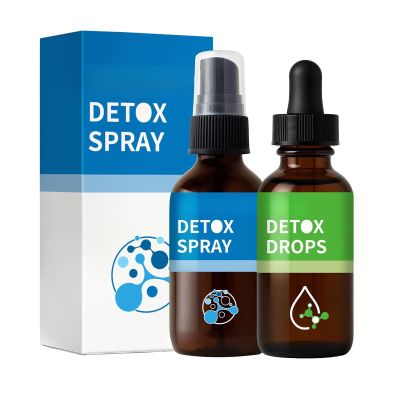 Double Bottle Detox - for Digestive Balance, Energy Boost & Immune Support - Supports Cellular Detox & Natural Toxin Removal
