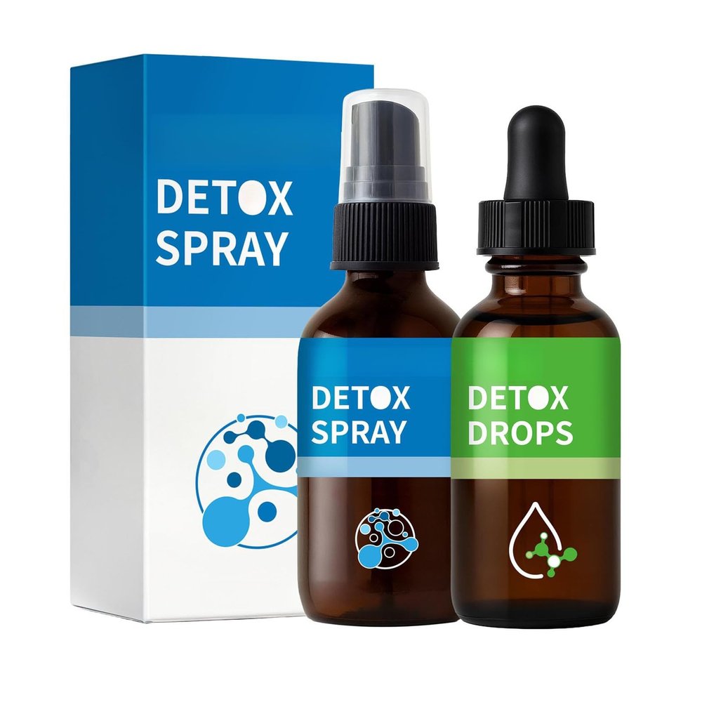 Double Bottle Detox - for Digestive Balance, Energy Boost & Immune Support - Supports Cellular Detox & Natural Toxin Removal