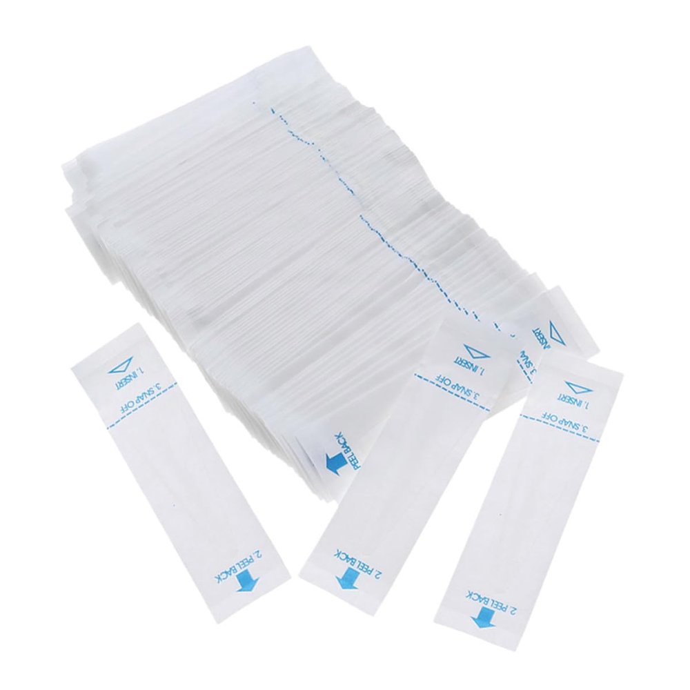 BESPORTBLE Disposable Protective 100pcs Thermometer Digital Probe Covers Hygienic Paper Sleeves Accurate Temperature Measurement for Suitable for Thermometers and Pets