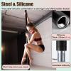 Rotating Stripper Pole for Home, Portable Spinning Dance Pole Apartment Friendly, 9 ft 10 ft Adjustable Steel Fitness Pole view 2