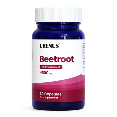 Beetroot Extract 4500mg Capsules High Strength Beet Root Supplement for Energy & Active Lifestyle Support 30 Vegan Capsules Made in UK