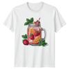 Sassy Souls Watercolor Strawberry Mason Jar Summer Fruit Drink T-Shirt Strawberry Lemonade Beverages Summer 5XL view 1