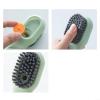 HEIBTENY Liquid Dispensing Cleaning Brush With Long Handle Soft Bristle Scrubber For Shoes Kitchen Bathroom Tiled Walls And Countertops Ergonomic Design For Gentle(A) view 3