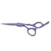 6 Inch Stainless Steel Beard Trimming Scissors, Barber Hair Cutting Shears, Precision Hand Sharpened Blades with Adjustable Tension Screw for Home Salon Use (Purple) view 4