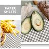 Garneck 50 Sheets Multi-Function Sandwich Wrapping Paper, Greaseproof and Compact Food Liner Made of Paper, for Family Kitchens and Restaurants to Keep Food Fresh and Oil-Free view 3