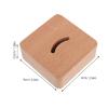 Beatifufu Shoe Horn Organizer Base Wooden for Entryway and Closet Self-Standing Display Holder 3.54X3.54X1.38In with Stain-Resistant Surface view 2