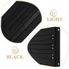 KONTONTY Wheelchair 2pcs Side Enhances with Side Wind Design Deflector Black Pp Guard Protector for Power Comfort and for Outdoor Rides Nursing Homes view 3