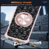 Kinetijy Case Compatible for Agm X6 Thermometer Phone Case Cover [with 1* Tempered Glass Screen Protector] Hybrid Case[360Ring Support, Magnetic] CX-14-FEN view 2
