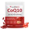 CoQ10 200mg Softgels with MCT Oil High Absorption Ubiquinone Coenzyme Q10 Supplement Antioxidant & Cellular Energy Support Gluten Free Non GMO 120 Softgels view 1