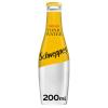 Schweppes Indian Tonic Water, Sparkling Soft Drink with Quinine, 24 x 200ml Glass Bottles view 2