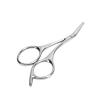 TIKATARER Stainless Steel Small Grooming Scissors, Nose Hair Trimmer Eyebrow Facial Ear Hair Cutter with Rounded Tip, Ideal for Safe Precise Trimming (Silver) view 3