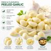 Peeled Fresh Garlic with Stainless Steel Garlic Press & Bottle Opener Set Ready to Use Garlic Cloves for Easy Cooking & Meal Prep view 2
