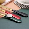 2PC- Stainless steel solid color polished butter is exquisite and practical for home use-Red Taurus oil view 3