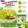O'Divine Popping Boba 1.3kg Green Apple Flavour Ready to Use Fruit Popping Pearls for Bubble Tea, Drinks, Desserts & Cocktails view 3