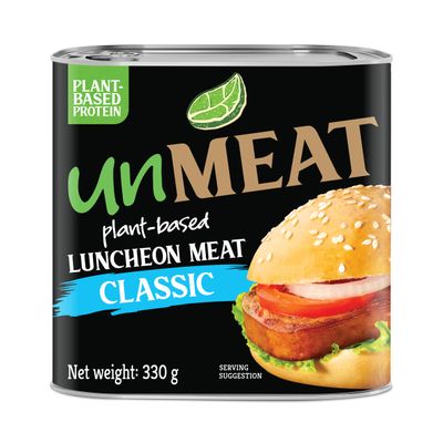unMEAT Plant-Based Luncheon Meat 330g - Classic (Pack of 6)