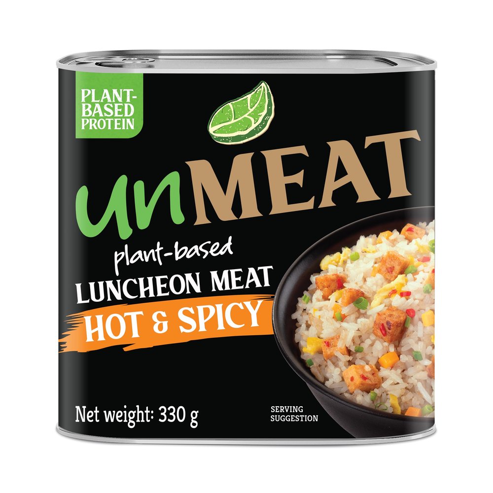 unMEAT Plant-Based Luncheon Meat 330g - Hot & Spciy (Pack of 6)