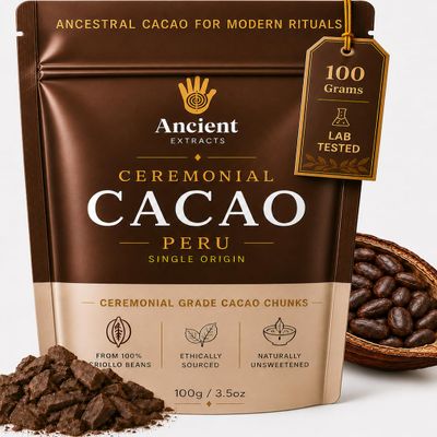 Peruvian Ritual Grade Cacao 100% Raw Ceremonial Cacao Chunks