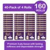 Bloom Snuggle Soft 3-Ply Toilet Rolls | Unscented (160 Rolls) view 2