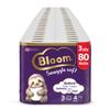 Bloom Snuggle Soft 3-Ply Toilet Rolls | Pure Paper Soft & Absorbent | 100% Recyclable | Unscented (Pack of 80) view 1