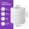 Bloom Snuggle Soft 3-Ply Toilet Rolls | Pure Paper Soft & Absorbent | 100% Recyclable | Unscented (Pack of 80) view 3