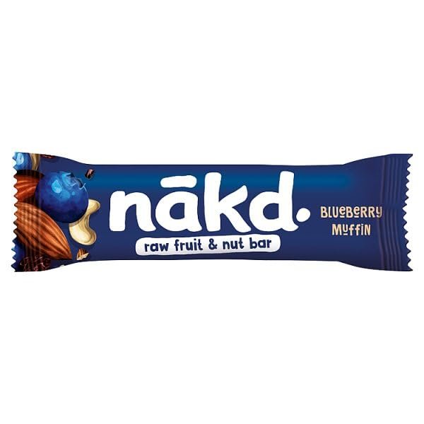 nakd. Blueberry Muffin Fruit & Nut Bar 35g | Case of 18
