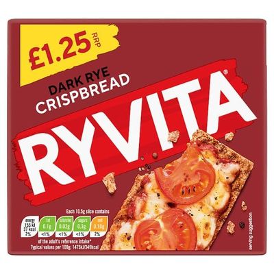 Ryvita Dark Rye Crispbread 150g | Case of 8