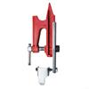 Chainsaw Guide Bar Support Bracket: Red Metal Toothed Vise For Secure Chain Sharpening, For Easy Maintenance Tool Compatible With Most Models, Sturdy view 2