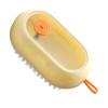 BTOSEP Soap Dispensing Scrub Brush Efficient Multifunctional Cleaning Tool for Home Shoes 12x6.5x2.5cm 1 Unit (Yellow) view 2