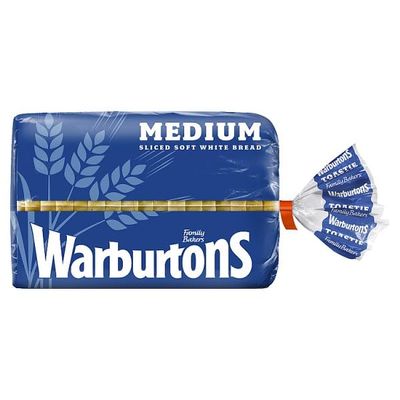 Warburtons Medium Soft White 400g | Case of 1