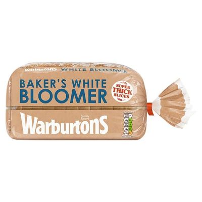 Warburtons Baker's White Bloomer 800g | Case of 1