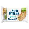 Warburtons 4 White Soft Pittas | Case of 1 view 1