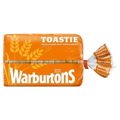 Warburtons Toastie Soft Thick White 400g | Case of 1