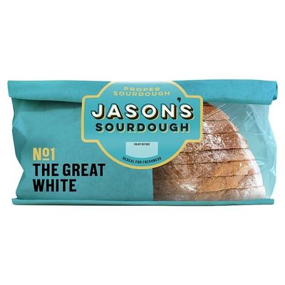 Jason's No1 The Great White Sourdough 450g | Case of 8