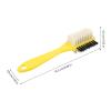 iplusmile Suede Shoe Cleaning Brush with Soft Nylon and Rubber Bristles for Delicate Suede and Nubuck Shoes with Ergonomic Handle for Easy Use view 2