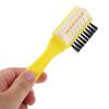 iplusmile Suede Shoe Cleaning Brush with Soft Nylon and Rubber Bristles for Delicate Suede and Nubuck Shoes with Ergonomic Handle for Easy Use view 4