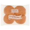 Bakery Select 4 Large White Baps | Case of 12 view 1