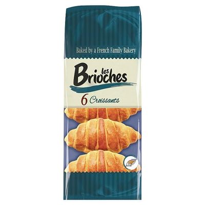 Les Brioches Croissants 6 x 40g (240g) | Case of 1