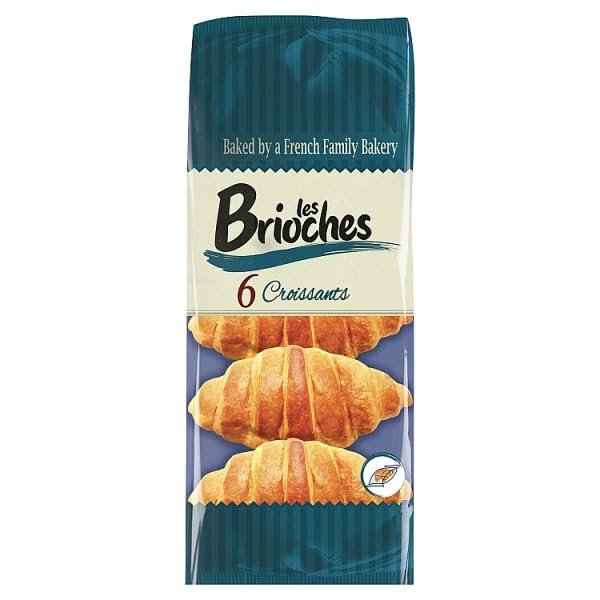 Les Brioches Croissants 6 x 40g (240g) | Case of 1