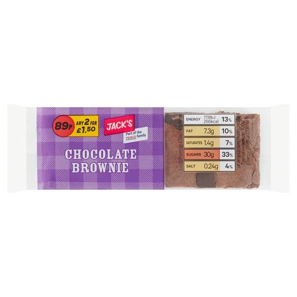Jack's Chocolate Brownie 70g | Case of 12