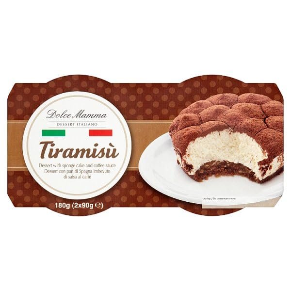Dolce Mamma Tiramisu 2 x 90g (180g) | Case of 12