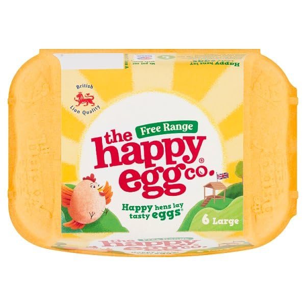 The Happy Egg Co. Free Range Eggs 6 Large | Case of 1