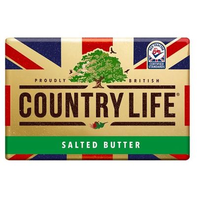Country Life British Salted Block Butter 200g | Case of 10