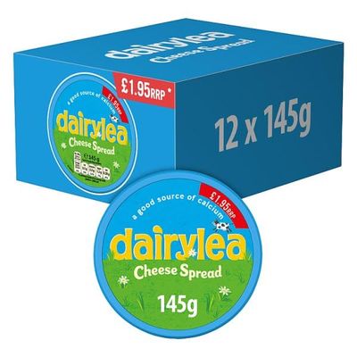 Dairylea Cheese Spread 1.95 PMP 145g | Case of 12