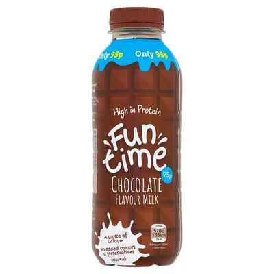 Funtime Chocolate Flavour Milk 500ml | Case of 12