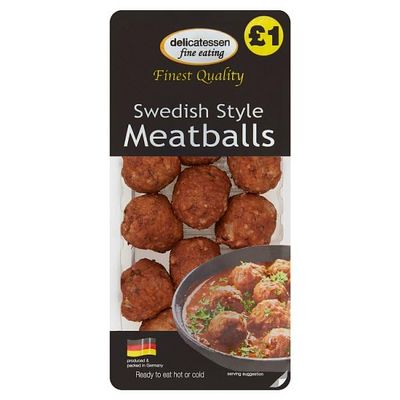 Delicatessen Fine Eating Swedish Style Meatballs 200g | Case of 8